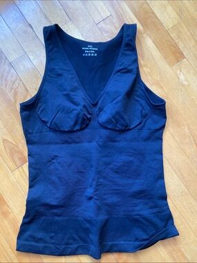 Black Compression Support Tank Top